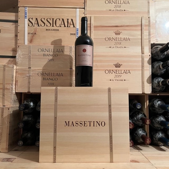 Massetino 2020 Toscana IGT Tenuta Masseto Cassa Legno 3 Bottiglie