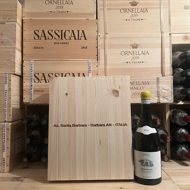 Moss Blanc 2020 Santa Barbara Verdicchio dei Castelli di Jesi DOC Classico Superiore - Cassa Legno 3 Bottiglie