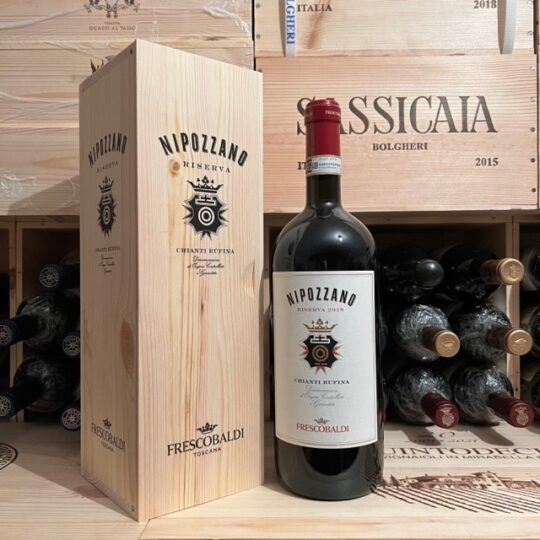 Nipozzano Riserva 2018 Magnum in Cassa Legno Chianti Rufina Riserva DOCG Marchesi Frescobaldi
