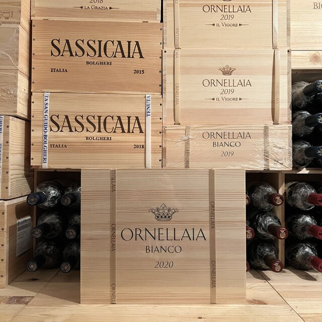 Ornellaia Bianco 2020 Toscana IGT Bianco Cassa Legno 3 Bottiglie