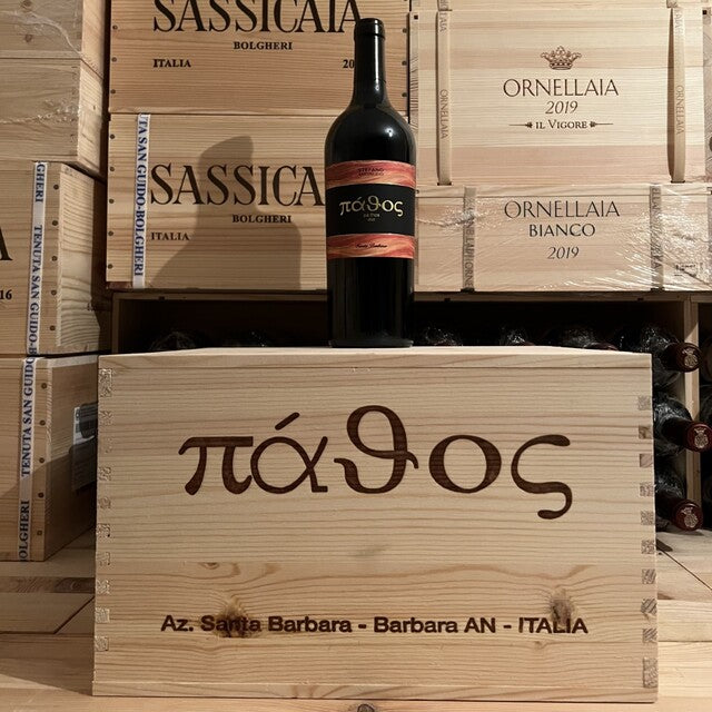 Pathos 2020 Marche Rosso IGT Santa Barbara Cassa Legno 6 Bottiglie