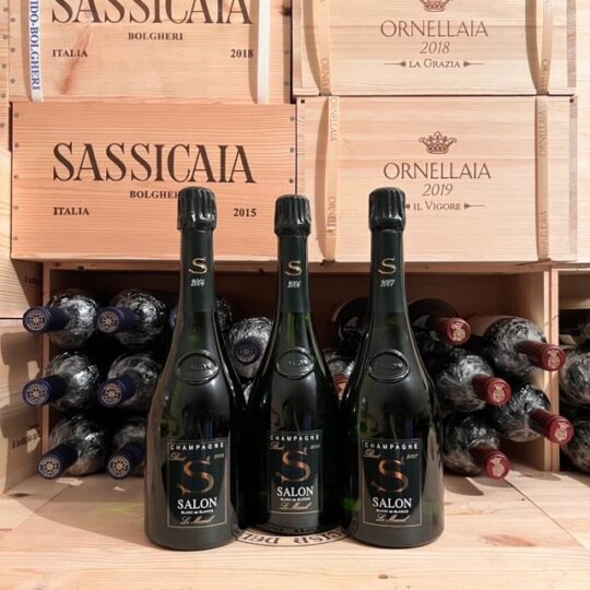 Salon "Cuvée S Le Mesnil" Brut Blanc de Blancs Verticale 2007 2006 2004 Edition 2019