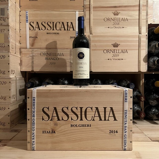 Sassicaia 2016 Tenuta San Guido Cassa Legno 6 Bottiglie