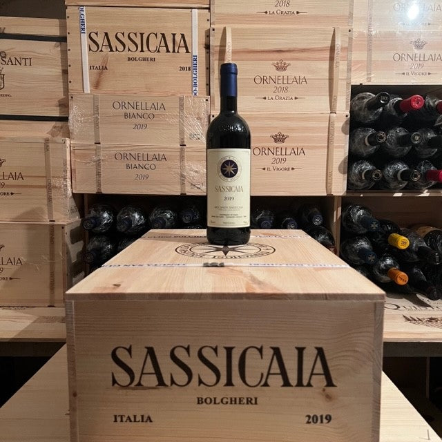Sassicaia 2019 Tenuta San Guido Cassa Legno 12 Bottiglie