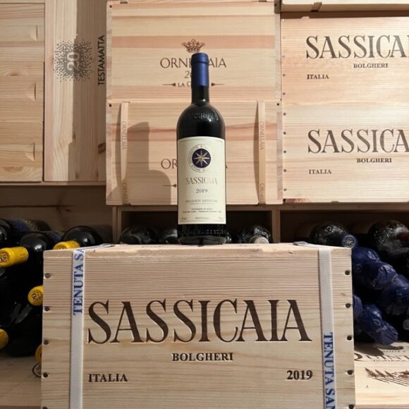 Sassicaia 2019 Tenuta San Guido Cassa Legno 6 Bottiglie