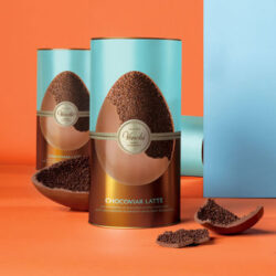 Uovo Chocoviar Latte in Cilindro Metallo 350g Venchi